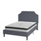 Flash Furniture Full Size Lt Gray Fabric Platform Bed w/ Mattress SL-BM10-10-GG - alternate 10